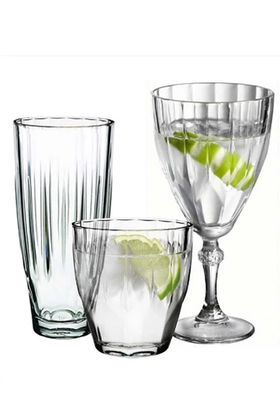 Paşabahçe Diamond Su Meşrubat Bardağı Kadeh Takımı 36 Parça ürün görseli