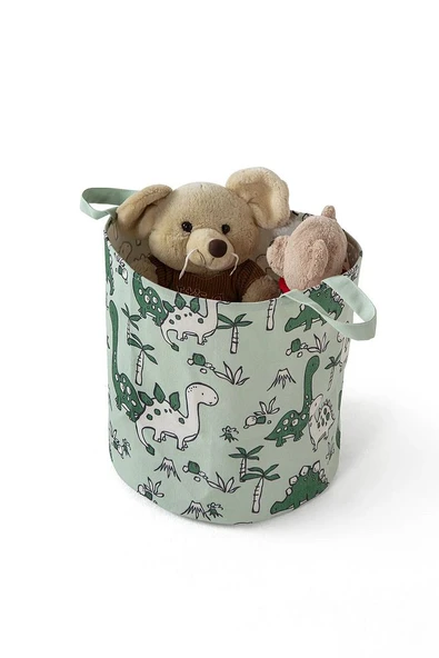 Oyun Oyuncak Sepeti Çok Amaçlı Bebek ve Çocuk Odası Düzenleyici Saklama Kutusu Organizer 52x40 - 7