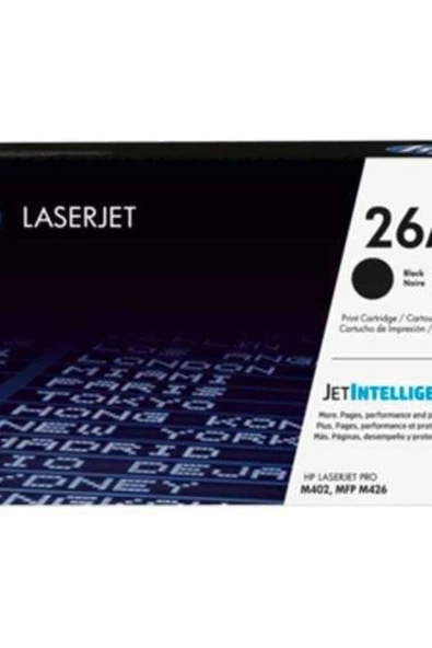 HP 26a Black Siyah 3.100 Sayfa Toner Cf226a - 2