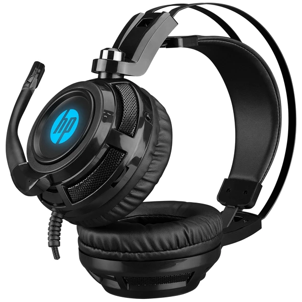 HP H200GS Gaming Kulaklık | 7.1 Surround | 50mm Sürücü | LED Aydınlatma | Mikrofonlu Oyuncu Kulaklığı - 6