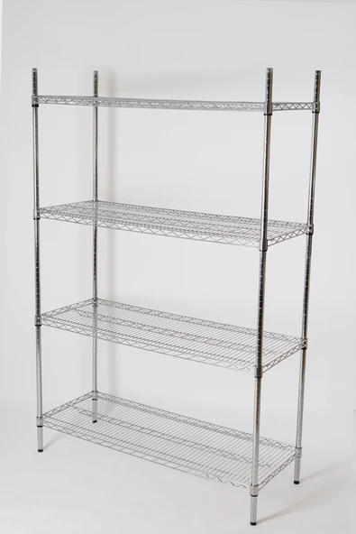 Tel 4 Katlı Krom Kaplama Ünite - Resim 3