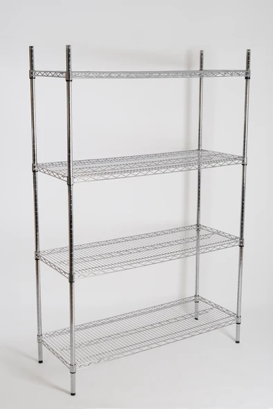 Tel 4 Katlı Krom Kaplama Ünite - Resim 2