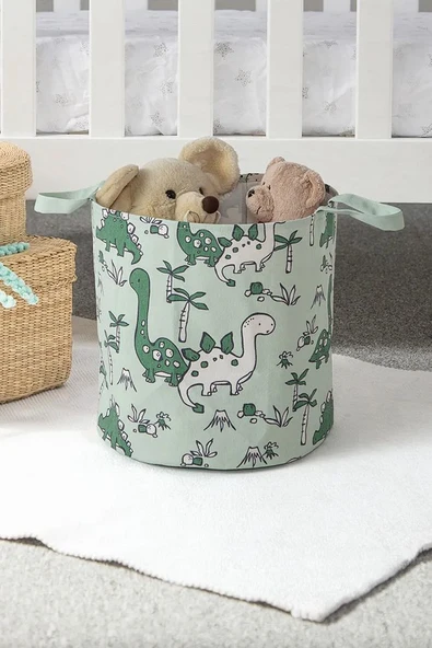 Oyun Oyuncak Sepeti Çok Amaçlı Bebek ve Çocuk Odası Düzenleyici Saklama Kutusu Organizer 52x40 - 10