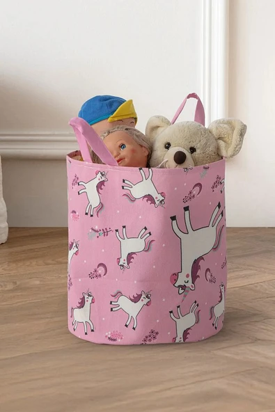 Oyun Oyuncak Sepeti Çok Amaçlı Bebek ve Çocuk Odası Düzenleyici Saklama Kutusu Organizer 52x40