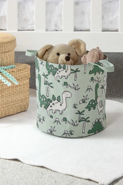 Oyun Oyuncak Sepeti Çok Amaçlı Bebek ve Çocuk Odası Düzenleyici Saklama Kutusu Organizer 52x40 - 6