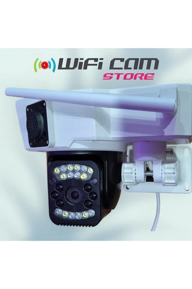 WİFİCAM Çift Kameralı 1080P WIFI PTZ Kamera Yeni Ayak Tasarımı - 7