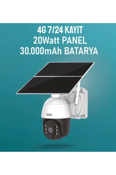 YCSY Solar Kamera , 7/24 kayıt ,Radar, takip, sim kart yanında, Radar, Hareket algılama INOX213 - 2