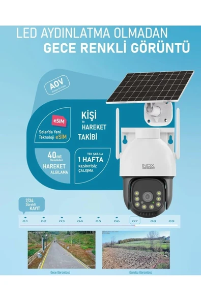 inox X12 Solar Kamera 4mp - 1