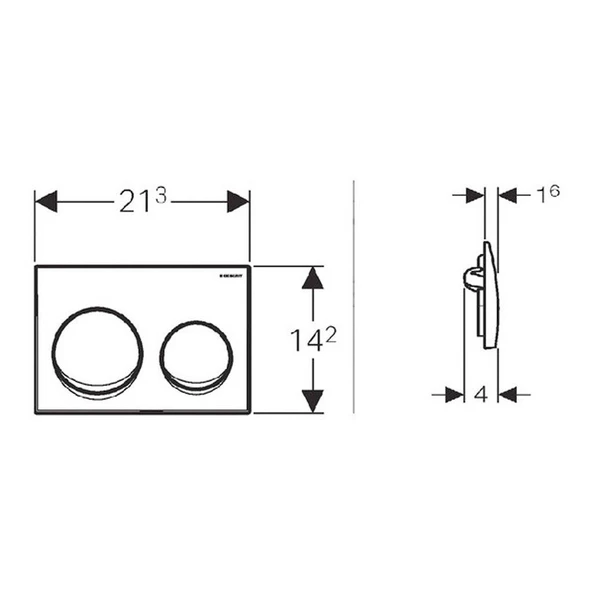 Geberit Alpha Gömme Rezervuar Seti - 2 - 5