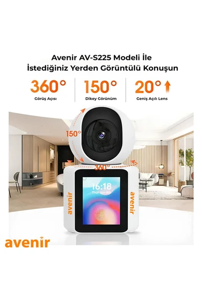 AVENİR AV-S225 Ful Hd Görüntülü Bebek Kamera - 2