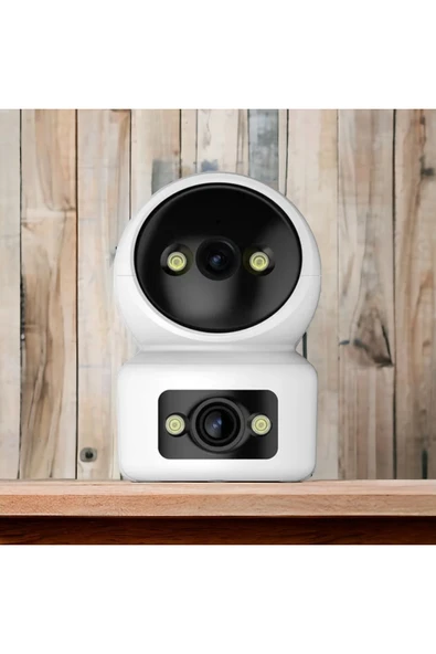 WIFICAM PLUS Çift Kameralı Fhd Iç Mekan Ptz Wifi Smart Kamera P6slite Uygulama - 3