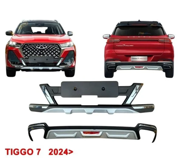 Chery Tiggo 7 Pro Max 2024+ Ön Arka Tampon Koruma (İthal) ürün görseli