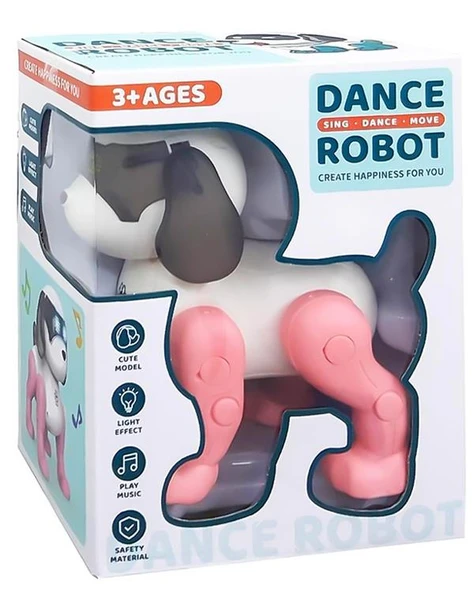 Ctoy Işıklı Sesli Dans Eden Robot Köpek Pembe 1112 ürün görseli