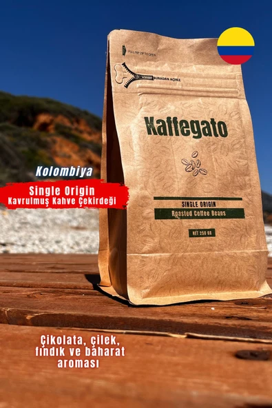 Kaffegato Kolombiya Kahve Çekirdeği 250g
