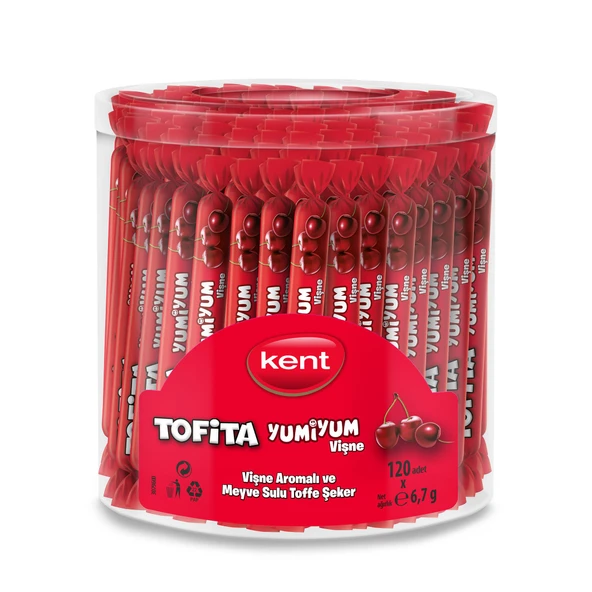 Kent Tofita Yumiyum Vişne 120'li Kavanoz