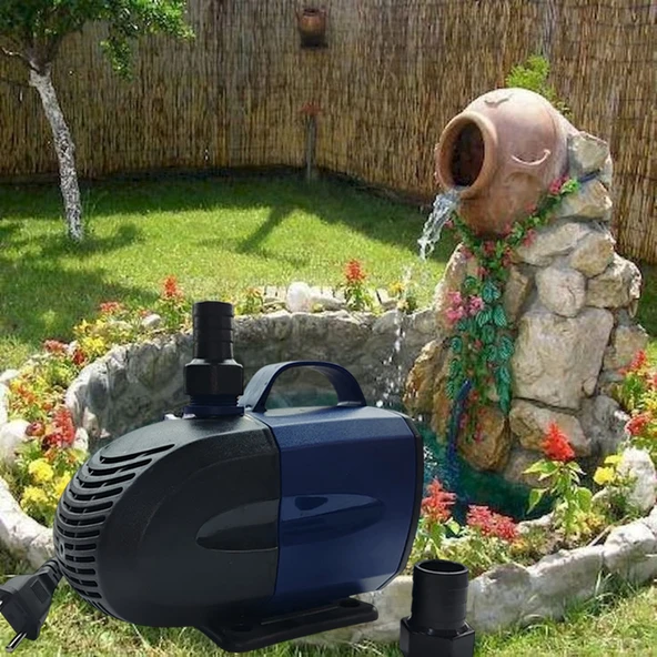 Süs Havuzu Motoru Sump Motor Şelale Motor 4.2 metre Yüksekliğe Su Yükseltebilir - 4