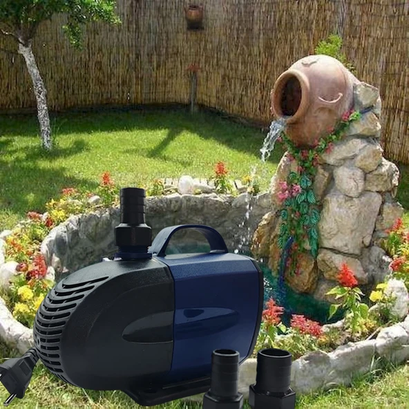 Süs Havuzu Motoru Sump Motor Şelale Motor 3.5 metre Yüksekliğe Su Yükseltebilir - Resim 4