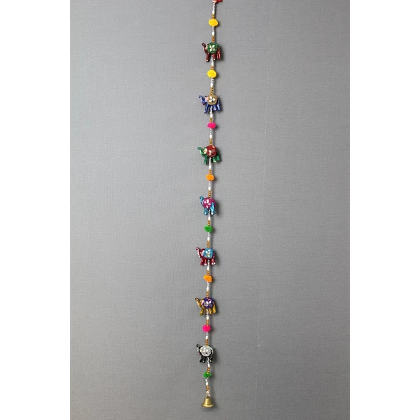 7'li Asmalı Aynalı Fil Ksk3113