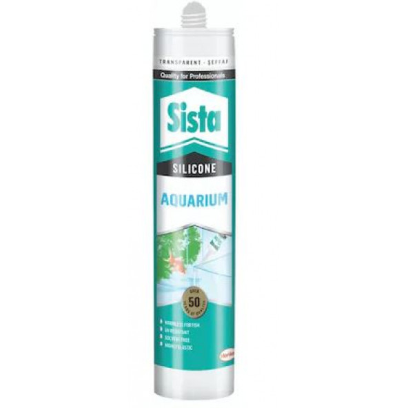 Sista Akvaryum Silikonu Şeffaf 310Ml 360gr