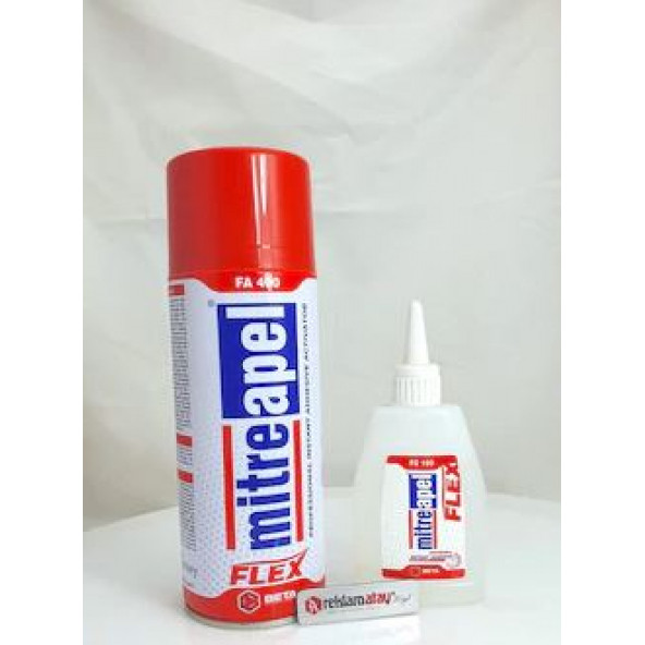 Mitre Apel Kırmızı Flex Hızlı Yapıştırıcı 400+100 ML