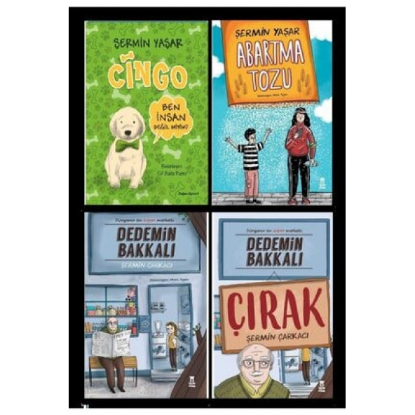 (Cingo) (Abartma tozu) (Dedemin bakkalı) (Dedemin bakkalı çırak) 4 Kitap set