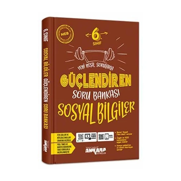 6.Sınıf Güçlendiren Sosyal Bilgiler Soru Bankası Ankara Yayıncılık