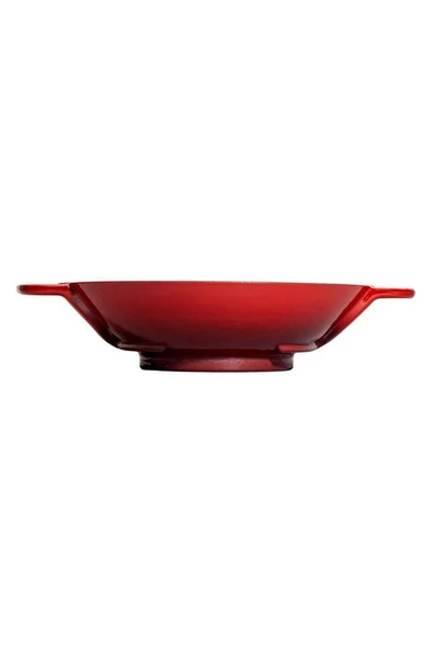 SÜREL DÖKÜM 35 CM YUVARLAK WOK TAVA KIRMIZI