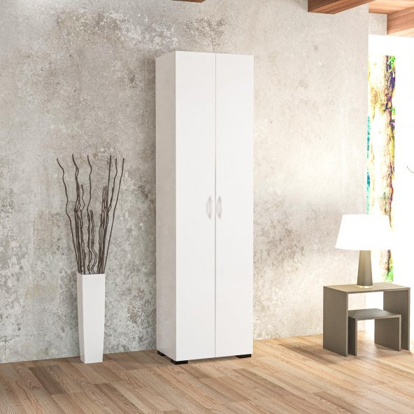 ALÇİÇEK 8 Raflı Dolap, Çok Amaçlı Dolap, Ayakkabılık, Kitaplık - 2