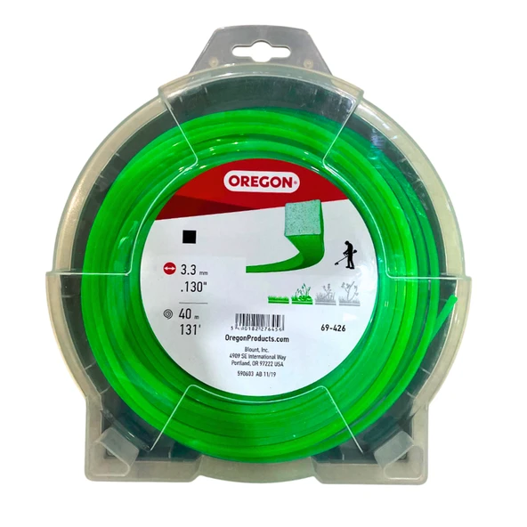 OREGON MİSİNA 3.3mm 40mt YEŞİL KARE ürün görseli