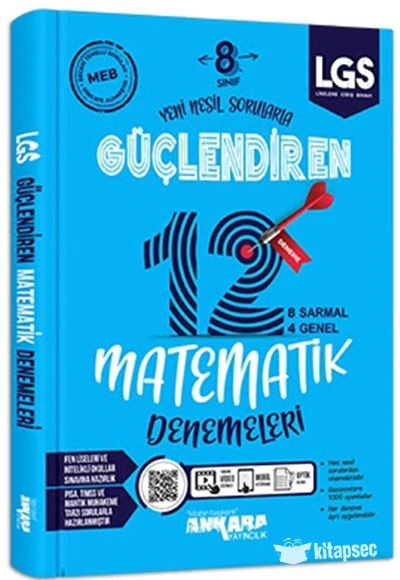 LGS 8. Sınıf Matematik Güçlendiren Denemeleri Ankara Yayıncılık
