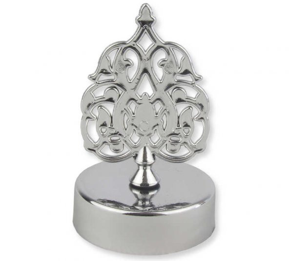 Kubbe Kavanoz Kapaği Metal Gümüş ( 6,2X6,5 Cm ) - 1