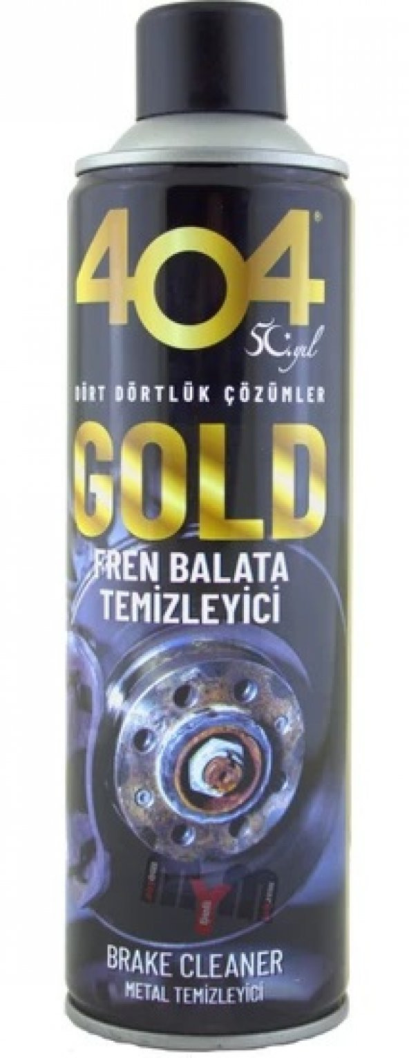 HİLAYS 404 Gold Fren Balata ve Genel Amaçlı Temizleyici Spreyİ  330g  500 ML - 2