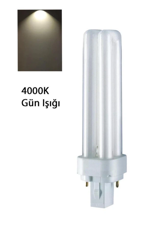 Osram Dulux D 13W 2P Spot  Floresan Ampul Gün Işığı 840