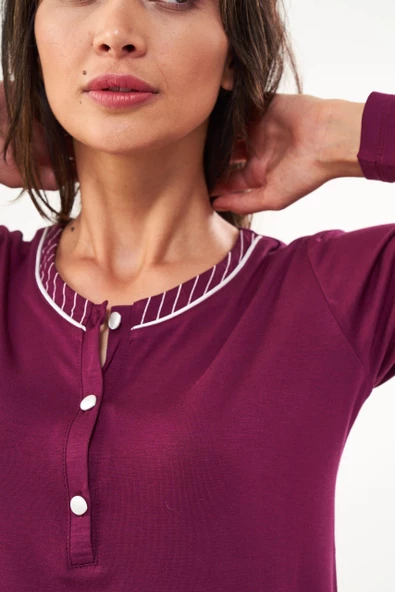 Pjs 22430 Kadın Patlı Pijama Takım - 4