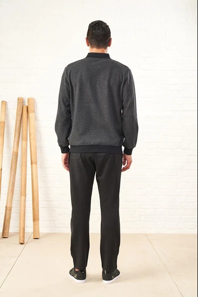 Pjs 22612 Erkek Fermuarlı Eşofman Takımı - Resim 3