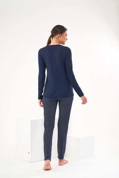 Pjs 22430 Kadın Patlı Pijama Takım - 6