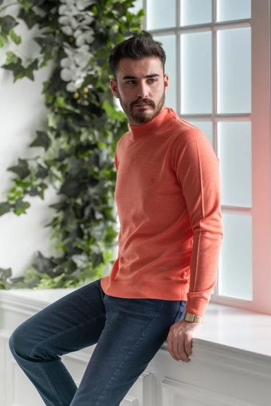 ARSLANLI YARIM BALIKÇI ERKEK TRİKO KAZAK - 2