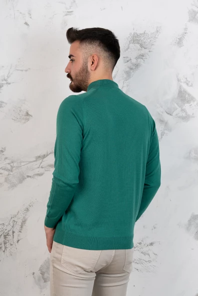 ARSLANLI YARIM BALIKÇI ERKEK TRİKO KAZAK - 7