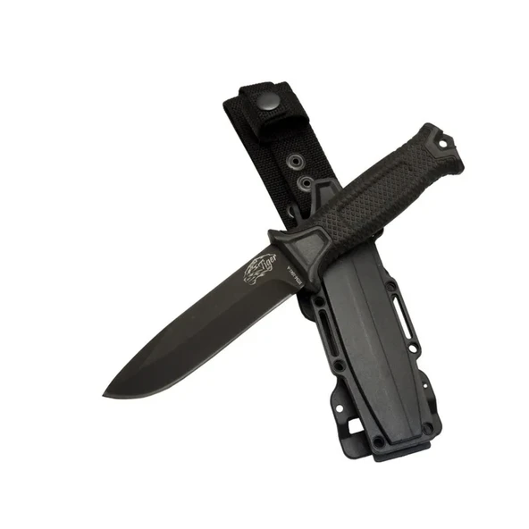 Tiger Tactical Htm 1041 A Siyah Outdoor / Survival Bıçak 27cm - Kauçuk Sap, Kılıflı, Kutulu ürün görseli