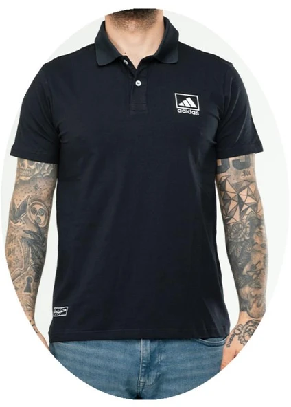 Adidas EF-3970 Erkek Pamuk Cotton Polo Yaka T-Shirt - 6