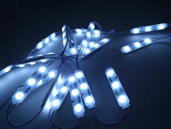 10 Adet 5 Watt BEYAZ IŞIK IP65 Modül Led, 10 Adet Magnetli, Çok Kaliteli BEYAZ Işık Modül Led - 2