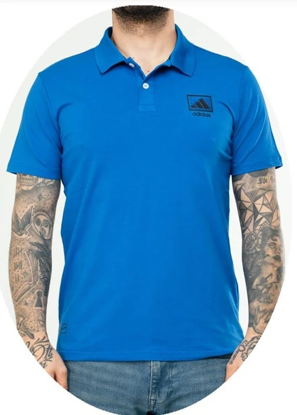 Adidas EF-3970 Erkek Pamuk Cotton Polo Yaka T-Shirt - 7
