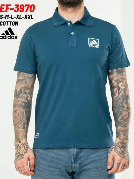 Adidas EF-3970 Erkek Pamuk Cotton Polo Yaka T-Shirt