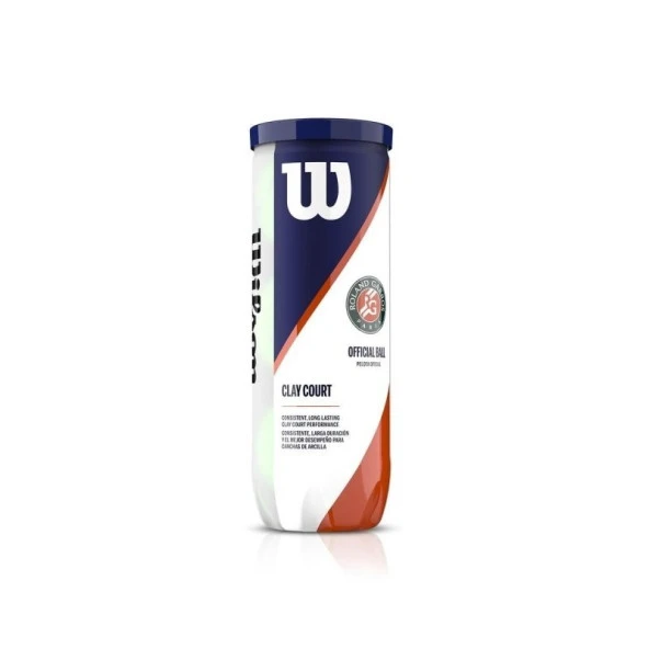 Wilson Roland Garros Clay Court 3'lü Tenis Topu WRT125000