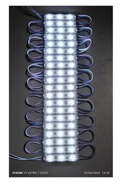 20 Adet 5 Watt  BEYAZ IŞIK Kelvin IP65 Mercekli Modül Led 10 Adet Magnetli, Çok Kaliteli Modül Led - Resim 2