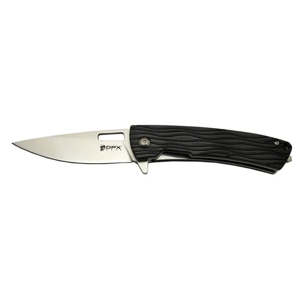 Dpx Gear Aculus F004 Bk Siyah Kurtarma / Kamp Çakı 18cm - Yarı Otomatik, Cam Kırma Aparatlı, Kemerlikli, Kutulu - 1