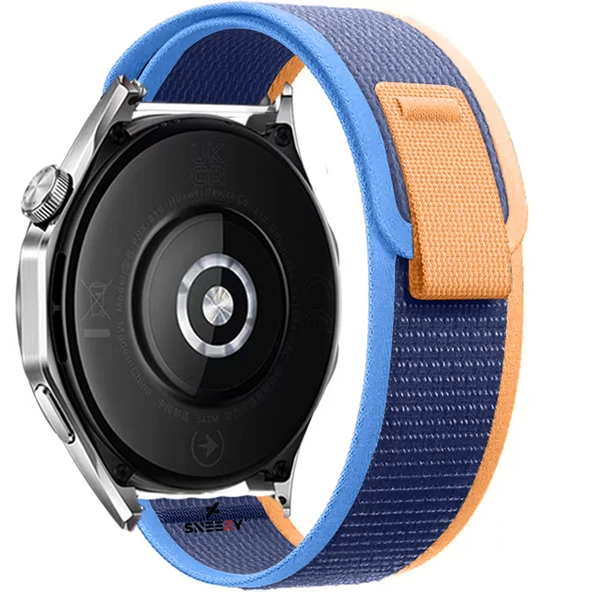 Xiaomi Watch S1 -S1 Active -Mi Watch -Watch Color 22mmUyumlu Wander Trail Loop Kordon  Mavi Koyu - Resim 2