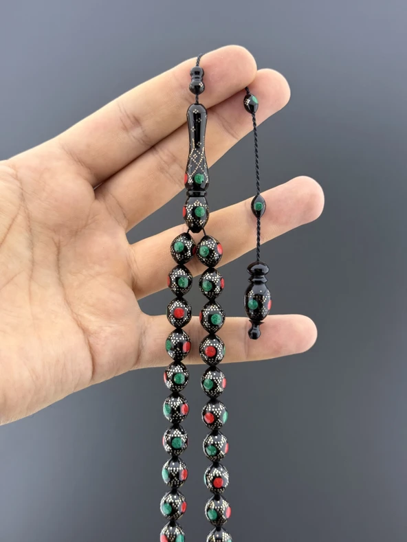 GÜMÜŞ İŞLEMELİ KUKA BEYZİ KESİM 9,50X12 - 3