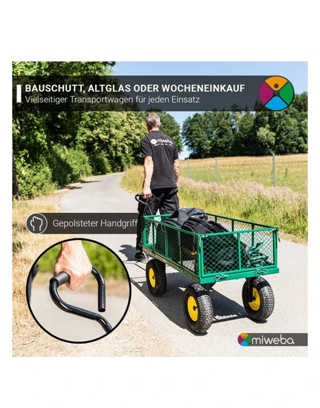 El Arabası 700 Kg Katlanabilir Taşıma Arabası Arazi Gezi Arabası - 2