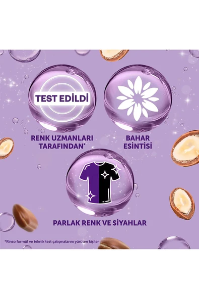 Rinso Sıvı Çamaşır Deterjanı Komple Bakım Serisi Argan Özü 3 lt x 3 Adet - 5
